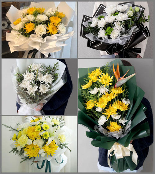 河南南阳邓州市刘集镇郑赵集村白事花束代送